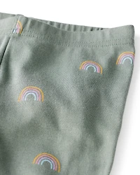Baby Organic Cotton Pajamas Magical Rainbow Print