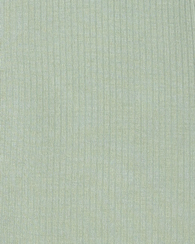 Baby Solid PurelySoft Footie 1-Piece Pajamas - Green
