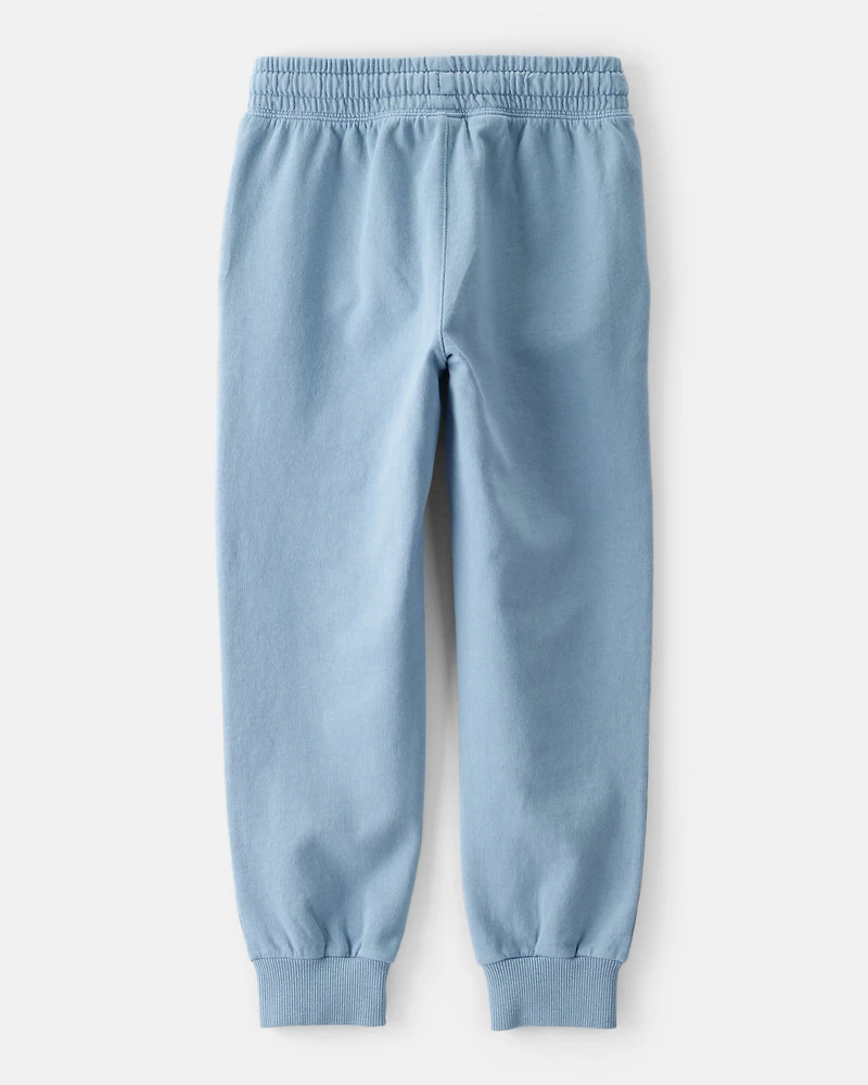 Boys French Terry Active Joggers - Blue
