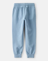 Boys French Terry Active Joggers - Blue
