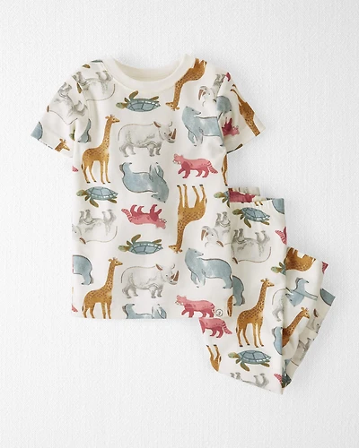 Baby Girl Organic Cotton Pajamas Set