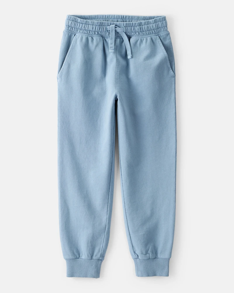 Boys French Terry Active Joggers - Blue