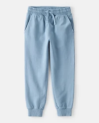 Boys French Terry Active Joggers - Blue