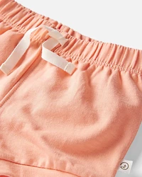 Baby Girl 2-Pack Organic Cotton French Terry Shorts