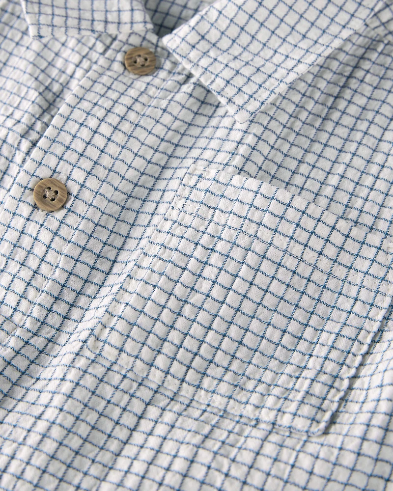 Toddler 2-Piece Organic Cotton Gauze Checkered Set