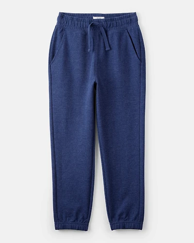 Boys Cotton Joggers - Navy