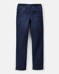 Boys Tapered Denim Jeans - Blue