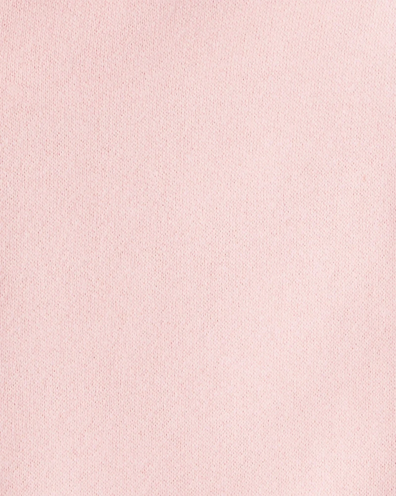 Toddler Girl Cotton Joggers - Pink