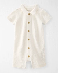 Baby Organic Cotton Sweater Knit Romper