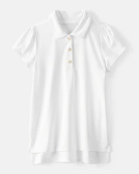 Kid 3-Pack Active Uniform Polo Shirts in Moisture Wicking BeCool™ Fabric - White