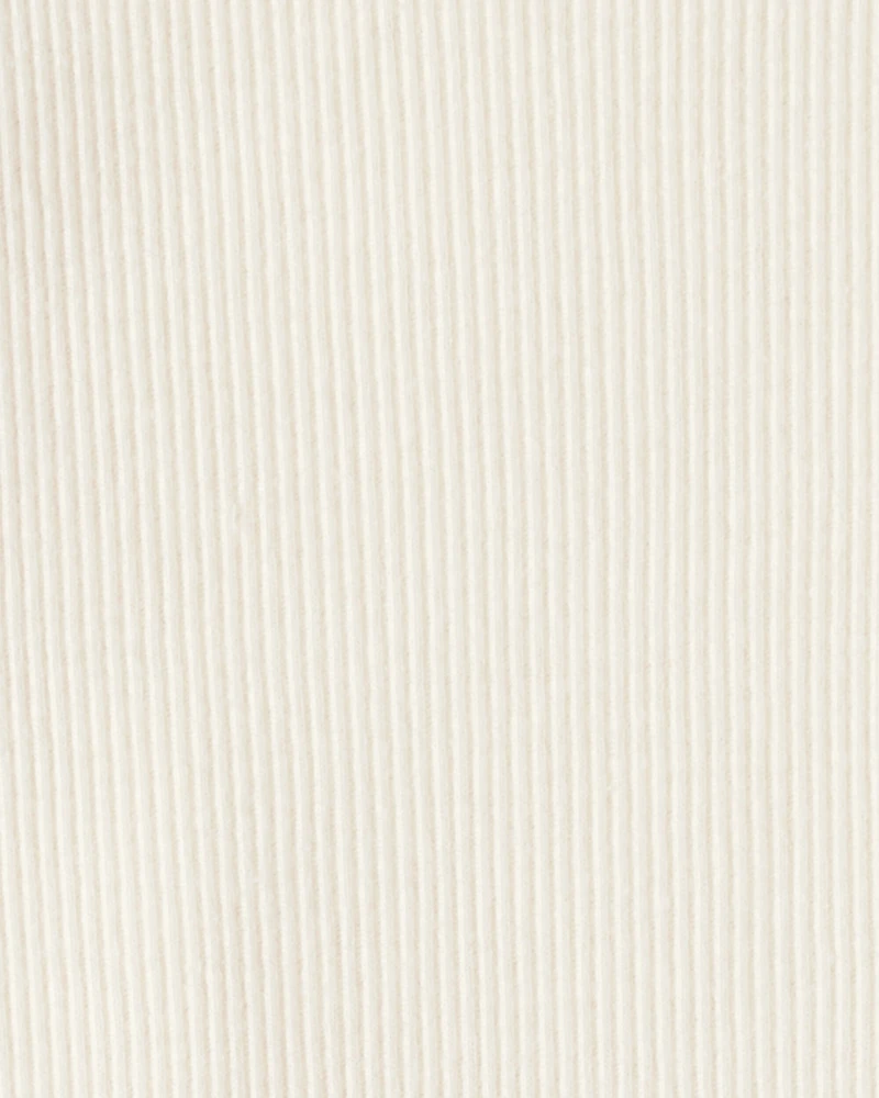 Toddler Girl Striped Denim Long-Sleeve Dress - White/Blue