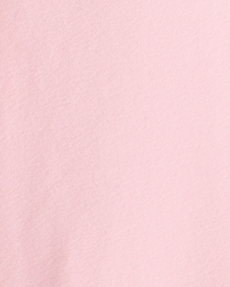 Girls Microfleece Flare Pants - Pink