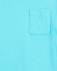 Kid Solid Short-Sleeve Tee - Blue