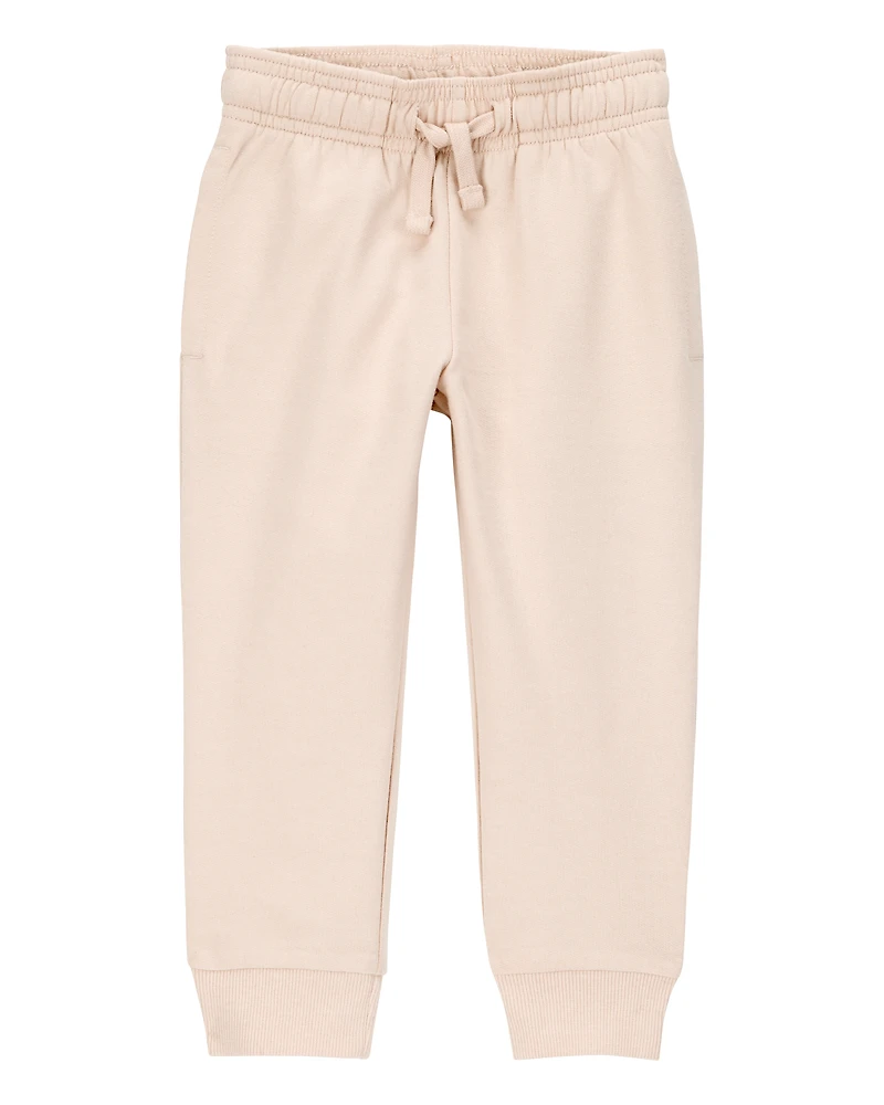 Toddler Pull-On Drawstring Joggers - Khaki