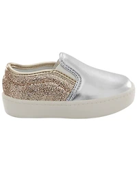Kid Metallic Slip-On Casual Shoes