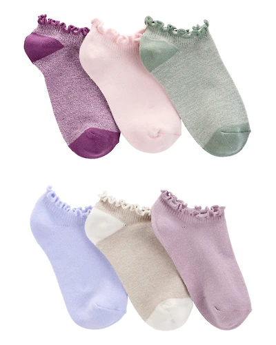 Kid 6-Pack No Show Socks