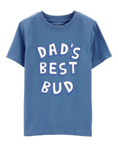Toddler Boy Dad's Best Bud Graphic Tee
