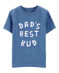 Toddler Boy Dad's Best Bud Graphic Tee