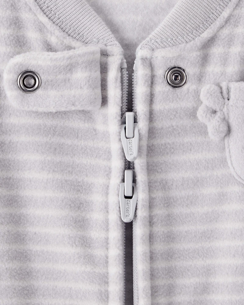 Baby Koala Long-Sleeve Wearable Blanket - Grey