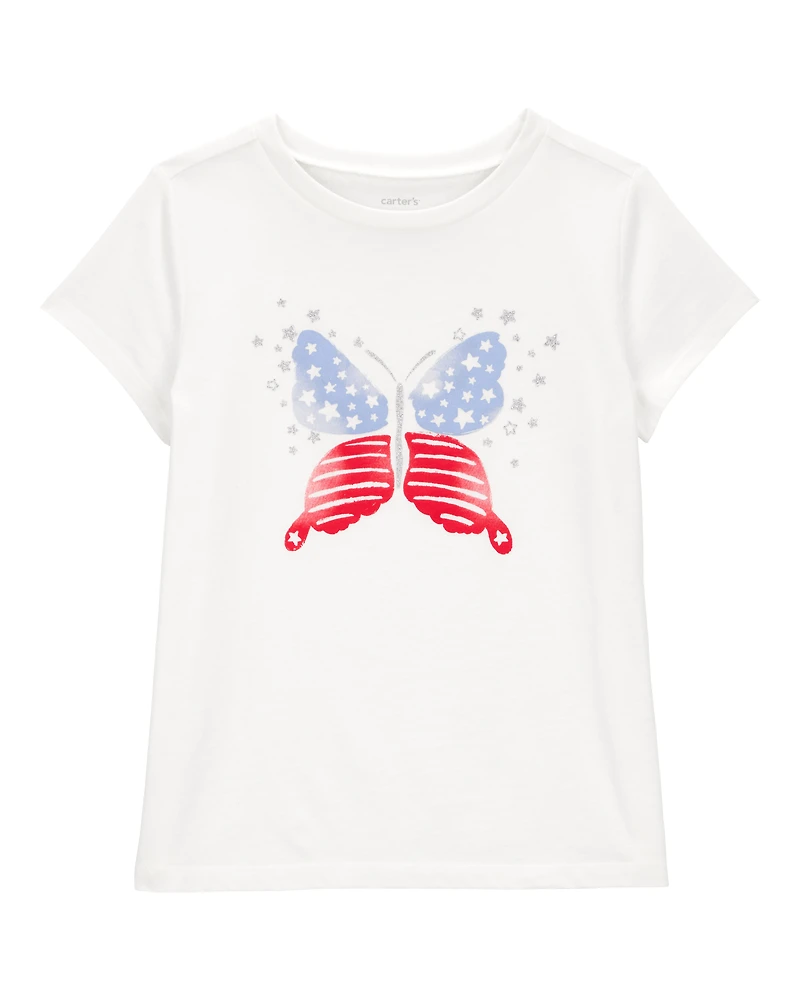Girls Butterfly Graphic Tee