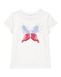 Girls Butterfly Graphic Tee