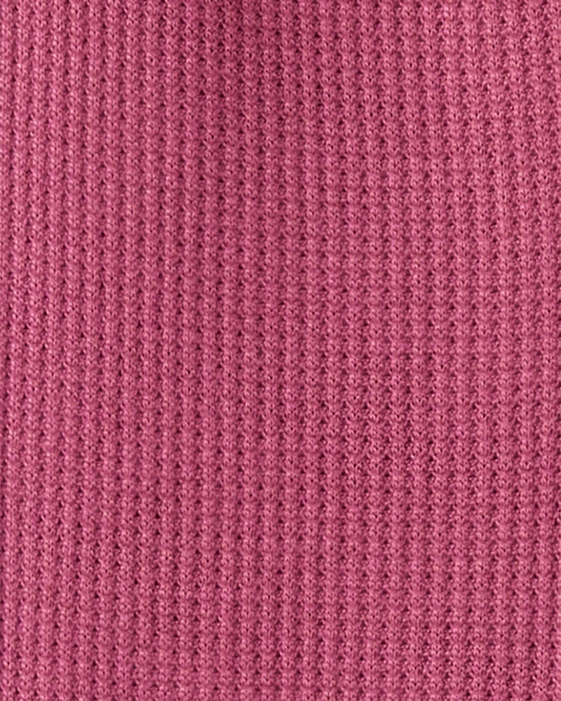 Baby Girl PurelySoft Long-Sleeve Sleep & Play - Burgundy