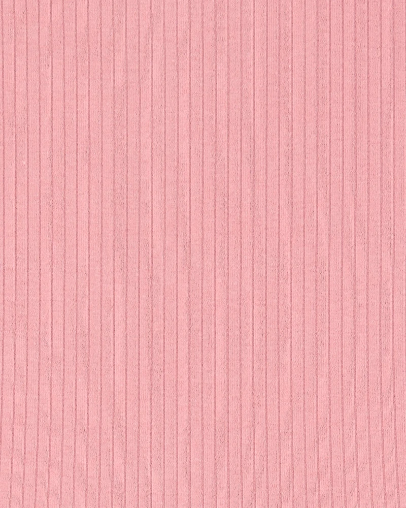 Kid Solid Short-Sleeve Dress - Pink