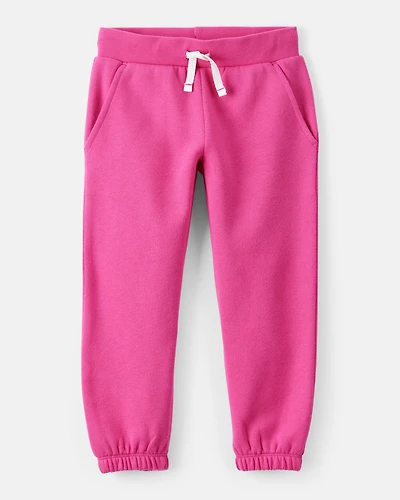 Toddler Girl DayDream Fleece Drawstring Joggers - Pink