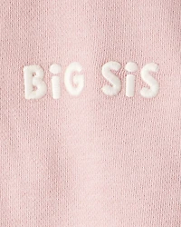 Toddler Organic Cotton Big Sis Sweatshirt