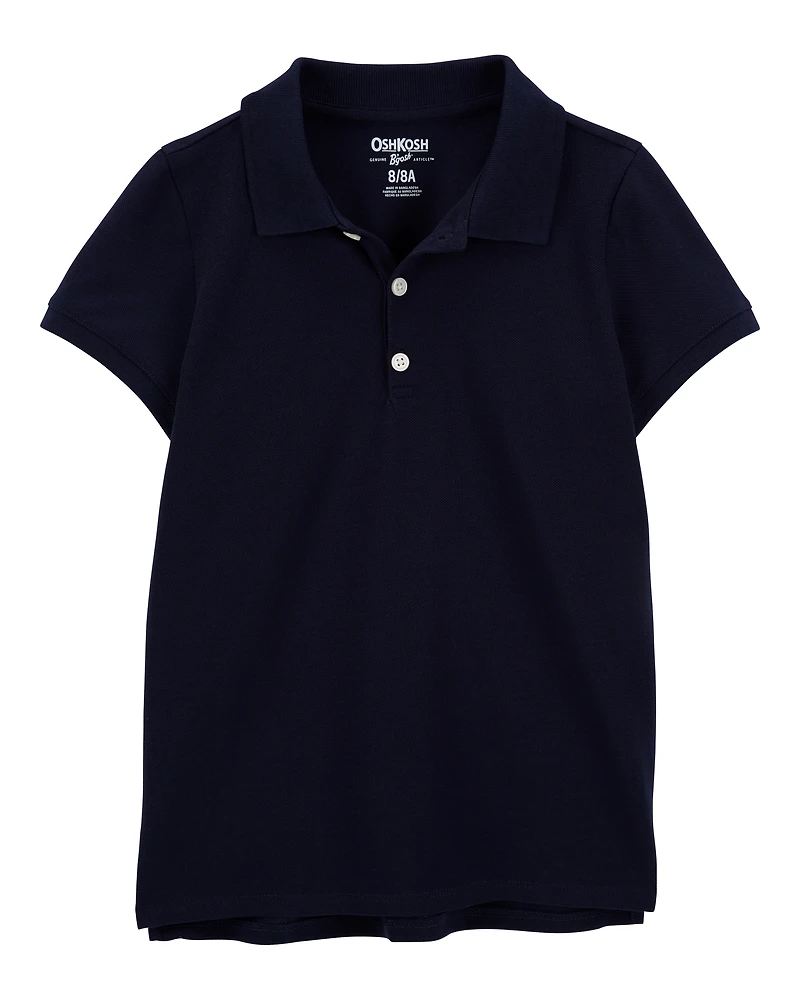 Girls Piqué Polo Shirt