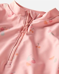 Toddler Girl Recycled Ruffle Swimsuit
