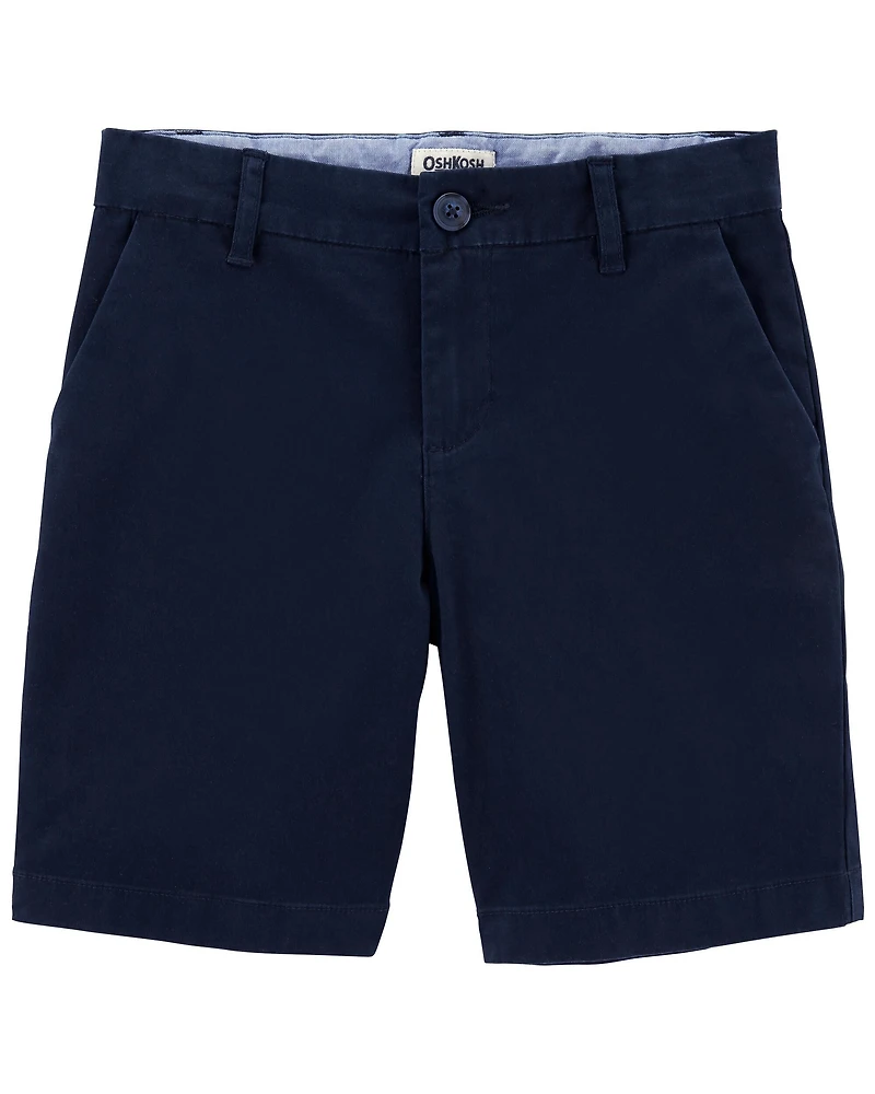 Girls Stretch Chino Shorts