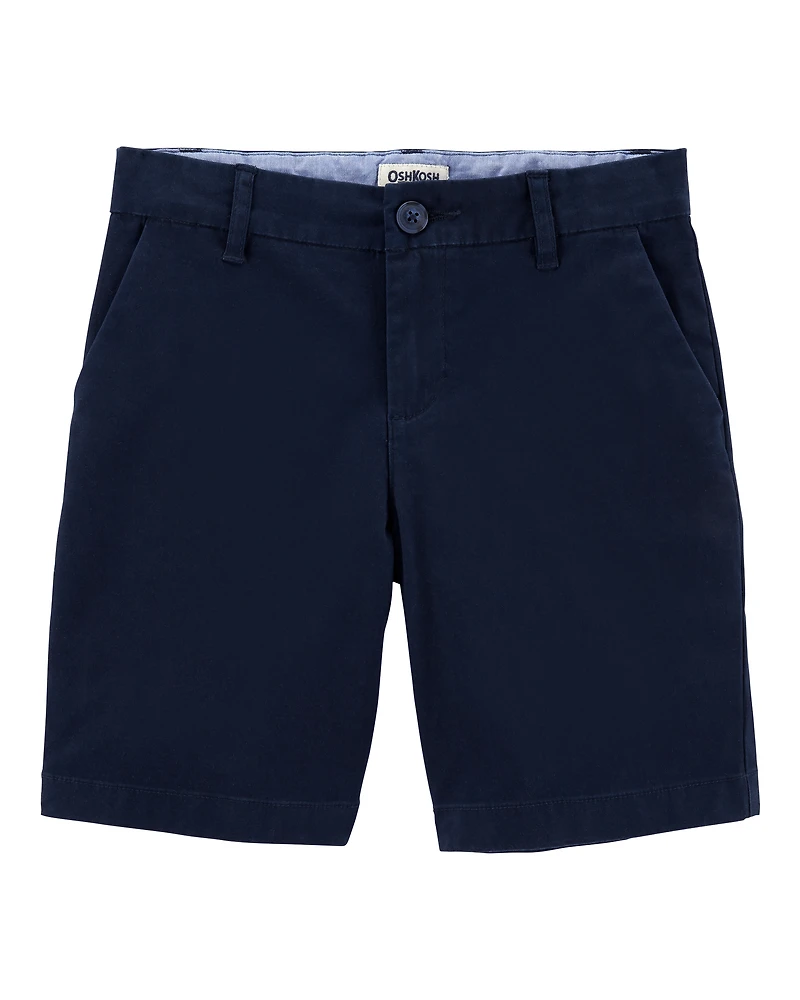 Girls Stretch Chino Shorts