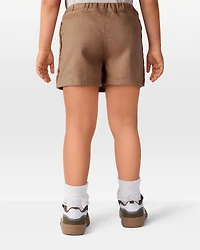 Toddler Girl 100% Cotton Skort - Brown