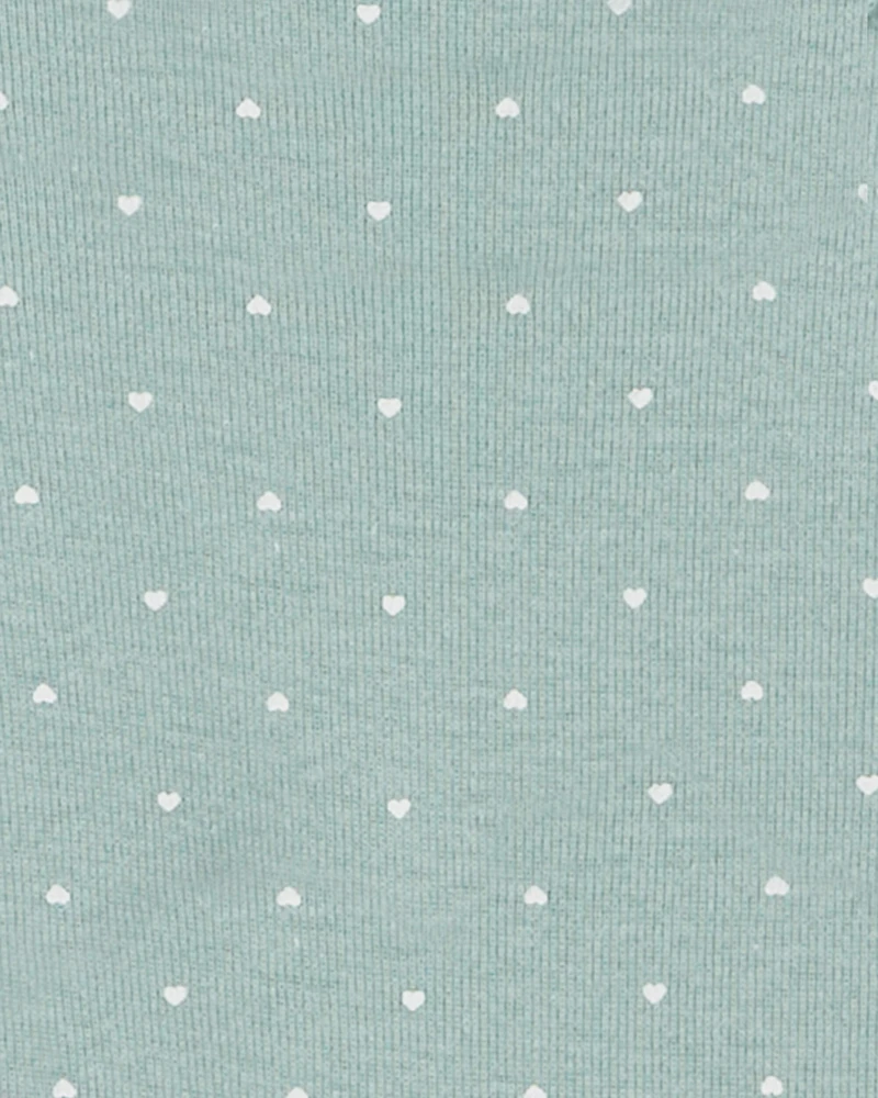 Baby 5-Pack Heart Polka Dot Short Sleeve Bodysuits