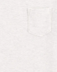 Kid Short-Sleeve Pocket Tee - Light Grey