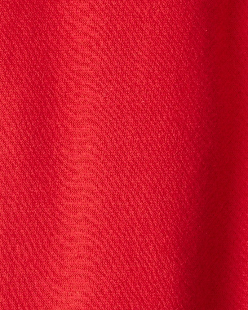 Baby Girl Fleece Pants - Red