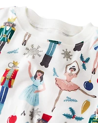 Toddler Organic Cotton Pajamas in Nutcracker