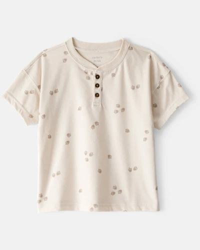 Toddler Boy Acorn Short-Sleeve Tee - Ivory