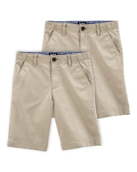 Boys -Pack Stretch Chino Uniform Shorts