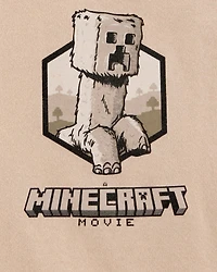 Kid Minecraft Graphic Tank - Khaki