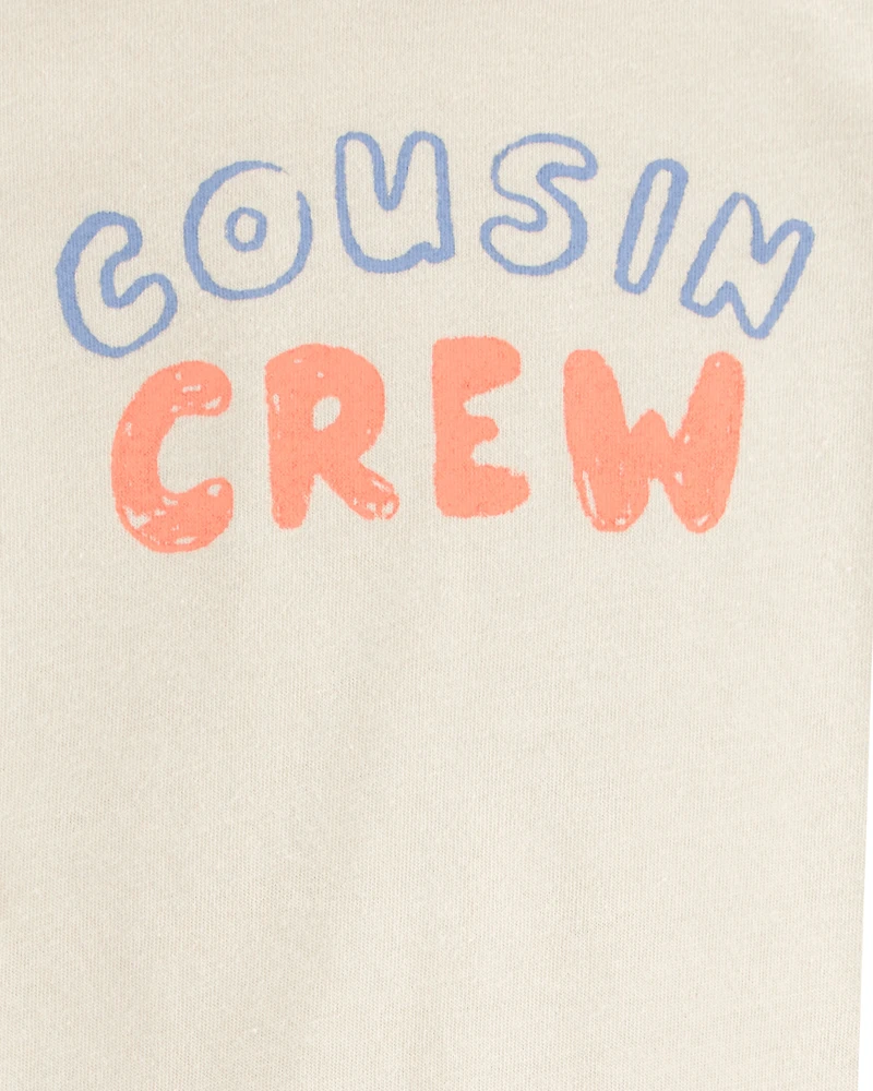 Baby Cousin Crew Short-Sleeve Bodysuit - Ivory