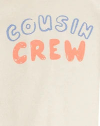 Baby Cousin Crew Short-Sleeve Bodysuit - Ivory