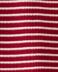 Toddler Striped Waffle Knit Pajamas Made with Organic Cotton