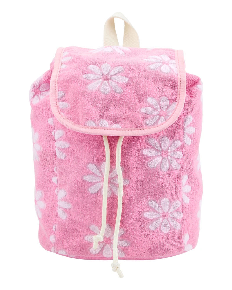 Carter's Flower French Terry Mini Backpack