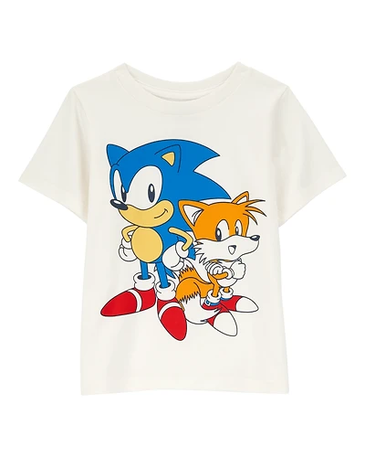 Toddler Sonic The Hedgehog Short-Sleeve Graphic Tee - Cream