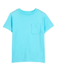 Kid Solid Short-Sleeve Tee - Blue