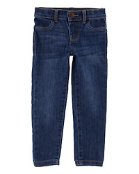 Toddler Dark Blue Wash Super Skinny-Leg Jeans