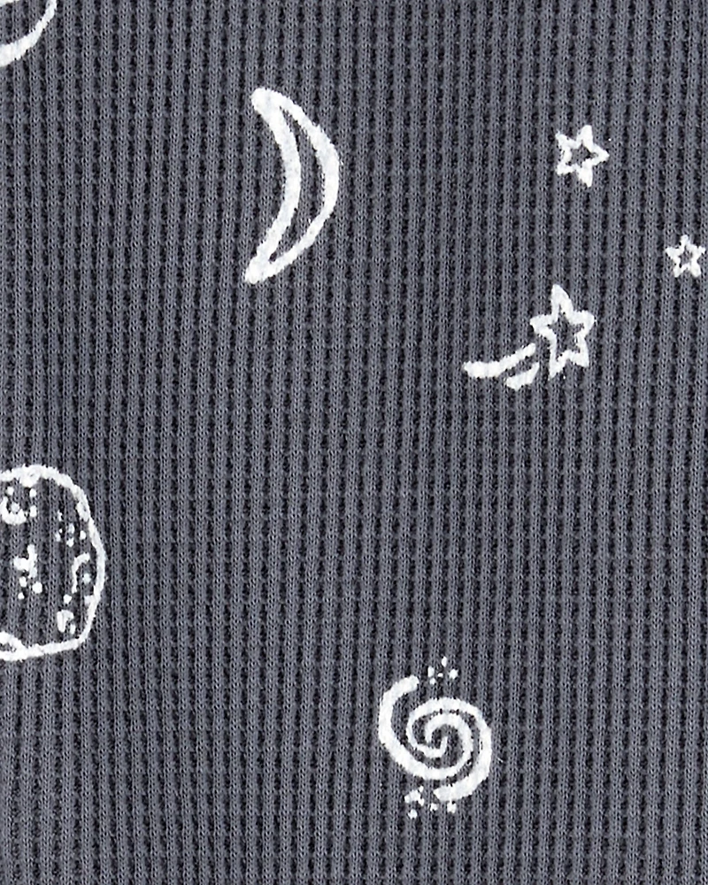 Baby 2-Pack  Ribbed 2-Way Zip Sleep & Play Pajamas - Grey/Ivory