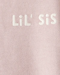 Baby Organic Cotton Lil' Sis Bubble